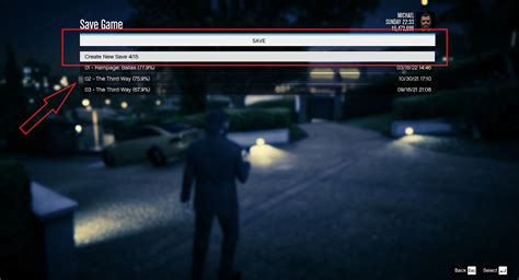 Savegames for GTA 5 .